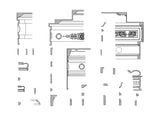 Free Architecture Details - CAD Design | Download CAD Drawings | AutoCAD Blocks | AutoCAD Symbols | CAD Drawings | Architecture Details│Landscape Details | See more about AutoCAD, Cad Drawing and Architecture Details