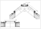 Free Roof Details 3 - CAD Design | Download CAD Drawings | AutoCAD Blocks | AutoCAD Symbols | CAD Drawings | Architecture Details│Landscape Details | See more about AutoCAD, Cad Drawing and Architecture Details