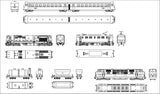 Free Train Blocks - CAD Design | Download CAD Drawings | AutoCAD Blocks | AutoCAD Symbols | CAD Drawings | Architecture Details│Landscape Details | See more about AutoCAD, Cad Drawing and Architecture Details