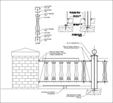 Free CAD Details-Balustrade-Installation - CAD Design | Download CAD Drawings | AutoCAD Blocks | AutoCAD Symbols | CAD Drawings | Architecture Details│Landscape Details | See more about AutoCAD, Cad Drawing and Architecture Details