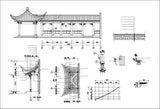 Chinese Architecture CAD Drawings-Chinese Pavilion,Garden - CAD Design | Download CAD Drawings | AutoCAD Blocks | AutoCAD Symbols | CAD Drawings | Architecture Details│Landscape Details | See more about AutoCAD, Cad Drawing and Architecture Details