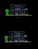 Building Elevation 10 - CAD Design | Download CAD Drawings | AutoCAD Blocks | AutoCAD Symbols | CAD Drawings | Architecture Details│Landscape Details | See more about AutoCAD, Cad Drawing and Architecture Details