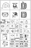 Interior Design CAD  Blocks Bundle - CAD Design | Download CAD Drawings | AutoCAD Blocks | AutoCAD Symbols | CAD Drawings | Architecture Details│Landscape Details | See more about AutoCAD, Cad Drawing and Architecture Details