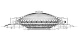 PalaLottomatica-Pier Luigi Nervi - CAD Design | Download CAD Drawings | AutoCAD Blocks | AutoCAD Symbols | CAD Drawings | Architecture Details│Landscape Details | See more about AutoCAD, Cad Drawing and Architecture Details