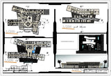 Architectural drawing of Emergency Hospital design drawing - CAD Design | Download CAD Drawings | AutoCAD Blocks | AutoCAD Symbols | CAD Drawings | Architecture Details│Landscape Details | See more about AutoCAD, Cad Drawing and Architecture Details