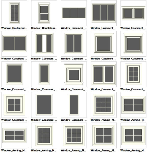 Sketchup Windows 3D models download - CAD Design | Download CAD Drawings | AutoCAD Blocks | AutoCAD Symbols | CAD Drawings | Architecture Details│Landscape Details | See more about AutoCAD, Cad Drawing and Architecture Details