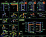 Framing Details - CAD Design | Download CAD Drawings | AutoCAD Blocks | AutoCAD Symbols | CAD Drawings | Architecture Details│Landscape Details | See more about AutoCAD, Cad Drawing and Architecture Details