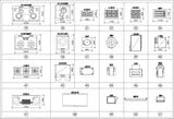 Kitchen Cad Blocks Set - CAD Design | Download CAD Drawings | AutoCAD Blocks | AutoCAD Symbols | CAD Drawings | Architecture Details│Landscape Details | See more about AutoCAD, Cad Drawing and Architecture Details