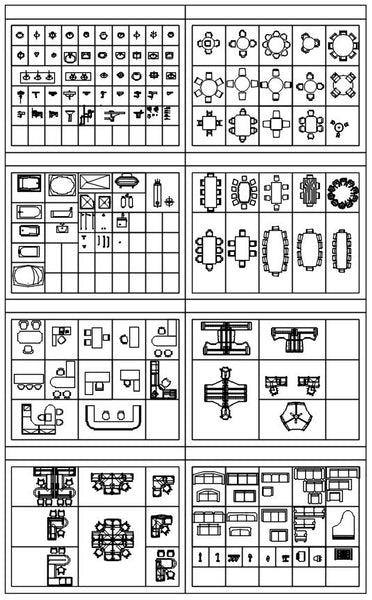 All Interior Design Blocks 5 – CAD Design | Free CAD Blocks,Drawings ...