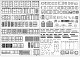 Windows Blocks - CAD Design | Download CAD Drawings | AutoCAD Blocks | AutoCAD Symbols | CAD Drawings | Architecture Details│Landscape Details | See more about AutoCAD, Cad Drawing and Architecture Details