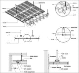 Free Ceiling Details 1 - CAD Design | Download CAD Drawings | AutoCAD Blocks | AutoCAD Symbols | CAD Drawings | Architecture Details│Landscape Details | See more about AutoCAD, Cad Drawing and Architecture Details