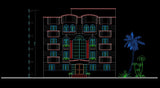 Building Elevation 2 - CAD Design | Download CAD Drawings | AutoCAD Blocks | AutoCAD Symbols | CAD Drawings | Architecture Details│Landscape Details | See more about AutoCAD, Cad Drawing and Architecture Details