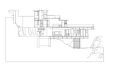 Falling Water-Frank Lloyd Wright - CAD Design | Download CAD Drawings | AutoCAD Blocks | AutoCAD Symbols | CAD Drawings | Architecture Details│Landscape Details | See more about AutoCAD, Cad Drawing and Architecture Details