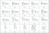 Toilet and Bathroom Cad Set - CAD Design | Download CAD Drawings | AutoCAD Blocks | AutoCAD Symbols | CAD Drawings | Architecture Details│Landscape Details | See more about AutoCAD, Cad Drawing and Architecture Details