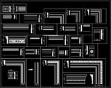 Over 1200+ Crown molding,Chair-rail,Door Trim,Skirting Board,Corner Post,Plain Molding - CAD Design | Download CAD Drawings | AutoCAD Blocks | AutoCAD Symbols | CAD Drawings | Architecture Details│Landscape Details | See more about AutoCAD, Cad Drawing and Architecture Details