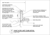 Free CAD Details-HVAC & ERV Unit Curb Detail - CAD Design | Download CAD Drawings | AutoCAD Blocks | AutoCAD Symbols | CAD Drawings | Architecture Details│Landscape Details | See more about AutoCAD, Cad Drawing and Architecture Details