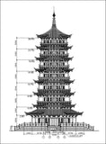 Chinese Architecture - CAD Design | Download CAD Drawings | AutoCAD Blocks | AutoCAD Symbols | CAD Drawings | Architecture Details│Landscape Details | See more about AutoCAD, Cad Drawing and Architecture Details