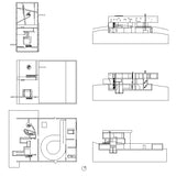 Maison a Bordeaux - CAD Design | Download CAD Drawings | AutoCAD Blocks | AutoCAD Symbols | CAD Drawings | Architecture Details│Landscape Details | See more about AutoCAD, Cad Drawing and Architecture Details