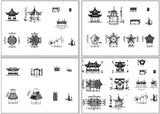 Chinese Architecture CAD Drawings-All Chinese Pavilion Collections - CAD Design | Download CAD Drawings | AutoCAD Blocks | AutoCAD Symbols | CAD Drawings | Architecture Details│Landscape Details | See more about AutoCAD, Cad Drawing and Architecture Details