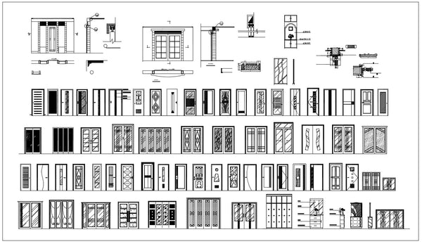 Door design blocks 1 – CAD Design | Free CAD Blocks,Drawings,Details