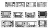 52 Types of Bedroom Back Wall Design - CAD Design | Download CAD Drawings | AutoCAD Blocks | AutoCAD Symbols | CAD Drawings | Architecture Details│Landscape Details | See more about AutoCAD, Cad Drawing and Architecture Details