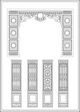 Chinese window lattice drawing - CAD Design | Download CAD Drawings | AutoCAD Blocks | AutoCAD Symbols | CAD Drawings | Architecture Details│Landscape Details | See more about AutoCAD, Cad Drawing and Architecture Details