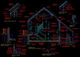 CAD Details Collection-House Section - CAD Design | Download CAD Drawings | AutoCAD Blocks | AutoCAD Symbols | CAD Drawings | Architecture Details│Landscape Details | See more about AutoCAD, Cad Drawing and Architecture Details