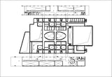 Cutural Center Cad Drawings 1 - CAD Design | Download CAD Drawings | AutoCAD Blocks | AutoCAD Symbols | CAD Drawings | Architecture Details│Landscape Details | See more about AutoCAD, Cad Drawing and Architecture Details