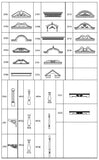 Ornamental Parts of Buildings 6 - CAD Design | Download CAD Drawings | AutoCAD Blocks | AutoCAD Symbols | CAD Drawings | Architecture Details│Landscape Details | See more about AutoCAD, Cad Drawing and Architecture Details