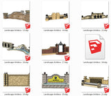 ArtDeco Landscape-Sketchup 3D Models(Best Recommanded!!) - CAD Design | Download CAD Drawings | AutoCAD Blocks | AutoCAD Symbols | CAD Drawings | Architecture Details│Landscape Details | See more about AutoCAD, Cad Drawing and Architecture Details