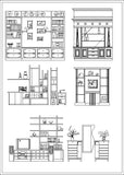 Furniture  Elevation design - CAD Design | Download CAD Drawings | AutoCAD Blocks | AutoCAD Symbols | CAD Drawings | Architecture Details│Landscape Details | See more about AutoCAD, Cad Drawing and Architecture Details