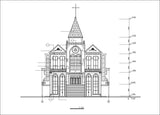 Cathedrals and Church  1 - CAD Design | Download CAD Drawings | AutoCAD Blocks | AutoCAD Symbols | CAD Drawings | Architecture Details│Landscape Details | See more about AutoCAD, Cad Drawing and Architecture Details