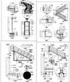 Over 500 Stair Details-Components of Stair,Architecture Stair Design - CAD Design | Download CAD Drawings | AutoCAD Blocks | AutoCAD Symbols | CAD Drawings | Architecture Details│Landscape Details | See more about AutoCAD, Cad Drawing and Architecture Details