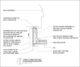 Free CAD Details-Fan Curb Detail - CAD Design | Download CAD Drawings | AutoCAD Blocks | AutoCAD Symbols | CAD Drawings | Architecture Details│Landscape Details | See more about AutoCAD, Cad Drawing and Architecture Details