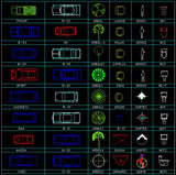 All Interior Design Blocks 3 - CAD Design | Download CAD Drawings | AutoCAD Blocks | AutoCAD Symbols | CAD Drawings | Architecture Details│Landscape Details | See more about AutoCAD, Cad Drawing and Architecture Details