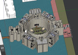 Sketchup 3D Architecture models- National Assembly Building of Bangladesh(Louis Kahn ) - CAD Design | Download CAD Drawings | AutoCAD Blocks | AutoCAD Symbols | CAD Drawings | Architecture Details│Landscape Details | See more about AutoCAD, Cad Drawing and Architecture Details