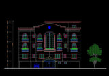 Building Elevation 3 - CAD Design | Download CAD Drawings | AutoCAD Blocks | AutoCAD Symbols | CAD Drawings | Architecture Details│Landscape Details | See more about AutoCAD, Cad Drawing and Architecture Details