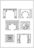 Indoor & Outdoor Decorative Screens - CAD Design | Download CAD Drawings | AutoCAD Blocks | AutoCAD Symbols | CAD Drawings | Architecture Details│Landscape Details | See more about AutoCAD, Cad Drawing and Architecture Details