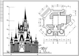 Dream Castle Cad Drawings 2 - CAD Design | Download CAD Drawings | AutoCAD Blocks | AutoCAD Symbols | CAD Drawings | Architecture Details│Landscape Details | See more about AutoCAD, Cad Drawing and Architecture Details