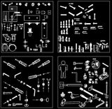 Over 2000 Hardware Accessories CAD Blocks-Home Hardware Accessories,Accessories, Parts & Hardware - CAD Design | Download CAD Drawings | AutoCAD Blocks | AutoCAD Symbols | CAD Drawings | Architecture Details│Landscape Details | See more about AutoCAD, Cad Drawing and Architecture Details