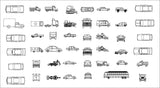 Free Automobile Blocks 3 - CAD Design | Download CAD Drawings | AutoCAD Blocks | AutoCAD Symbols | CAD Drawings | Architecture Details│Landscape Details | See more about AutoCAD, Cad Drawing and Architecture Details