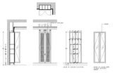 Door structure details - CAD Design | Download CAD Drawings | AutoCAD Blocks | AutoCAD Symbols | CAD Drawings | Architecture Details│Landscape Details | See more about AutoCAD, Cad Drawing and Architecture Details