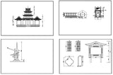 Chinese Architecture CAD Drawings 3 - CAD Design | Download CAD Drawings | AutoCAD Blocks | AutoCAD Symbols | CAD Drawings | Architecture Details│Landscape Details | See more about AutoCAD, Cad Drawing and Architecture Details