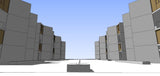 Sketchup 3D Architecture models- Salk Institute (Louis Kahn ) - CAD Design | Download CAD Drawings | AutoCAD Blocks | AutoCAD Symbols | CAD Drawings | Architecture Details│Landscape Details | See more about AutoCAD, Cad Drawing and Architecture Details