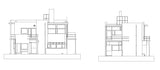 Rietveld Schröder House - CAD Design | Download CAD Drawings | AutoCAD Blocks | AutoCAD Symbols | CAD Drawings | Architecture Details│Landscape Details | See more about AutoCAD, Cad Drawing and Architecture Details