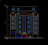 Building Elevation 6 - CAD Design | Download CAD Drawings | AutoCAD Blocks | AutoCAD Symbols | CAD Drawings | Architecture Details│Landscape Details | See more about AutoCAD, Cad Drawing and Architecture Details