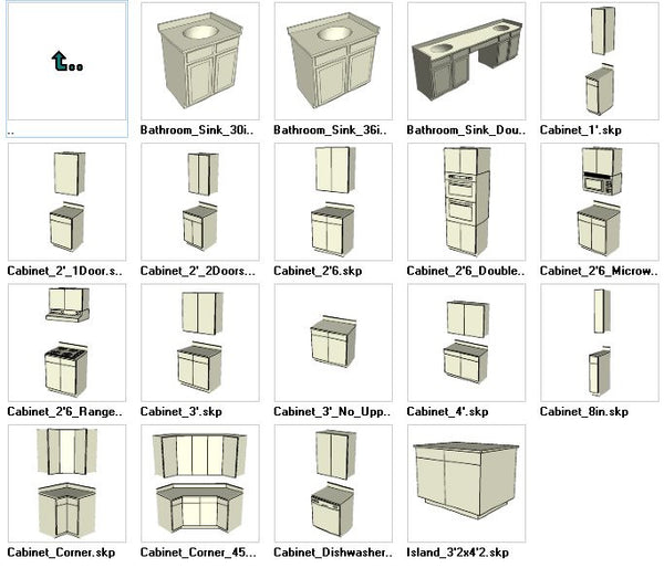Sketchup Cabinetry 3D models download - CAD Design | Download CAD Drawings | AutoCAD Blocks | AutoCAD Symbols | CAD Drawings | Architecture Details│Landscape Details | See more about AutoCAD, Cad Drawing and Architecture Details