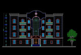 Building Elevation 8 - CAD Design | Download CAD Drawings | AutoCAD Blocks | AutoCAD Symbols | CAD Drawings | Architecture Details│Landscape Details | See more about AutoCAD, Cad Drawing and Architecture Details