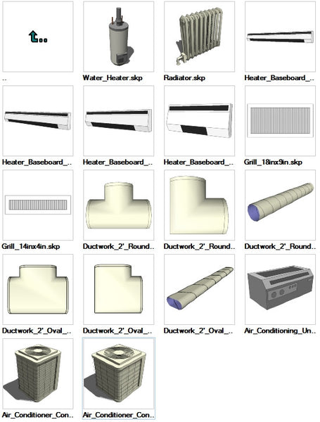 Sketchup HVAC 3D models download - CAD Design | Download CAD Drawings | AutoCAD Blocks | AutoCAD Symbols | CAD Drawings | Architecture Details│Landscape Details | See more about AutoCAD, Cad Drawing and Architecture Details
