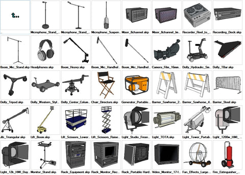 ●Sketchup Auditorium 3D models
